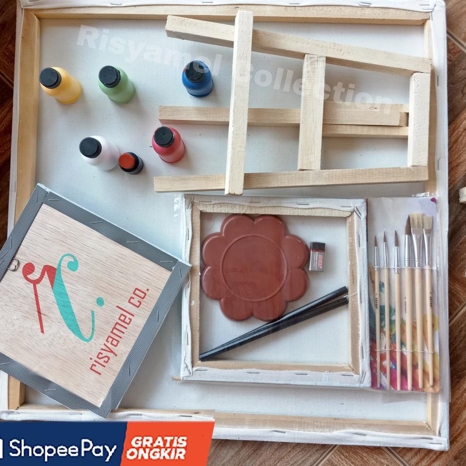 

Best Product EPK0U PAKET LENGKAP MELUKIS - PAKET CAT LUKIS 1 SET AKRILIK (ACRYLIC PAINT) DAN WATERCO