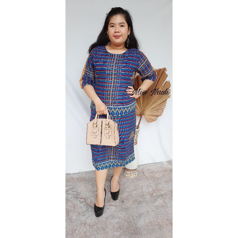 Setelan Ulos Karo Simalem Biru