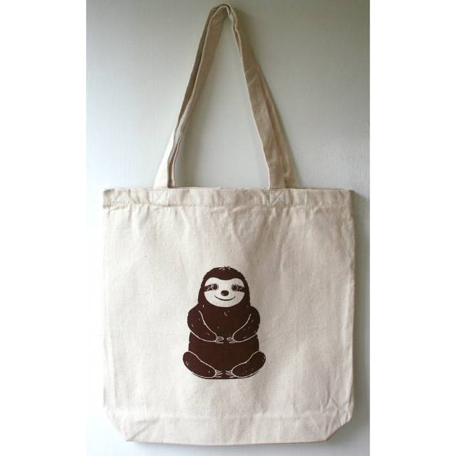 Tas jinjing blacu sablon/tote bag sablon/souvenir tas