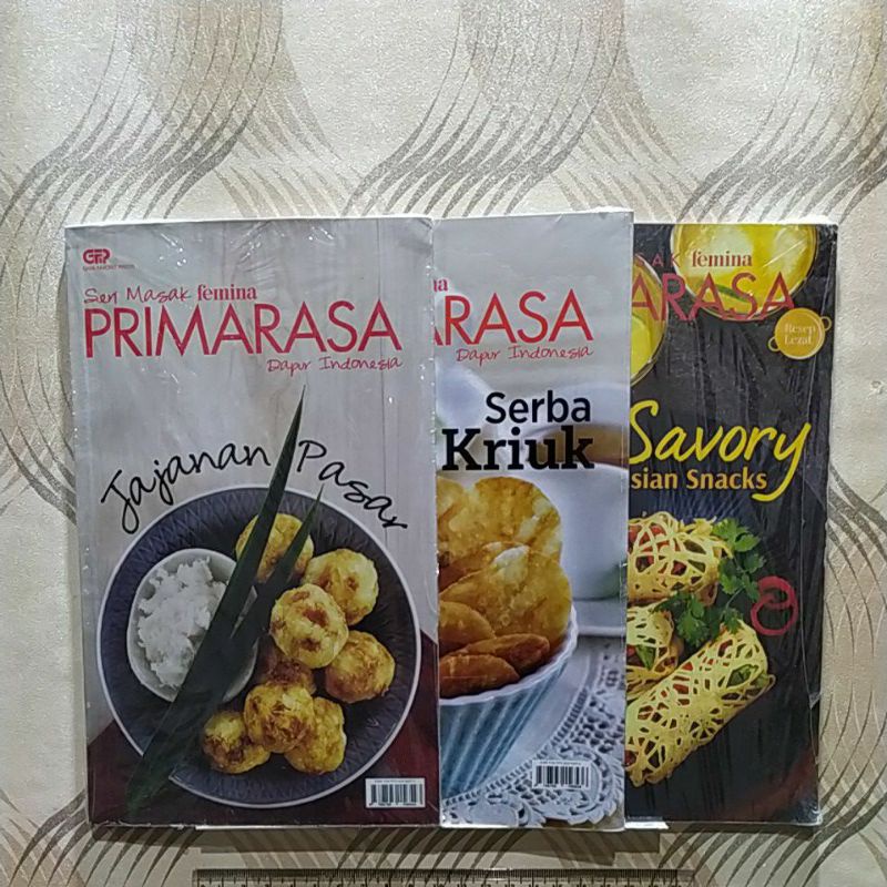 Kumpulan Buku Masakan. PRIMARASA. Dapur Indonesia. Kuliner.
