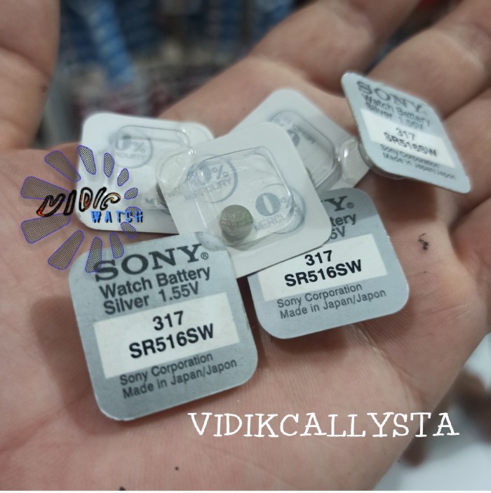 SONY 317 SP SR516SW SR516 SR 516 SW BATRE BATREI BATERAI JAM TANGAN