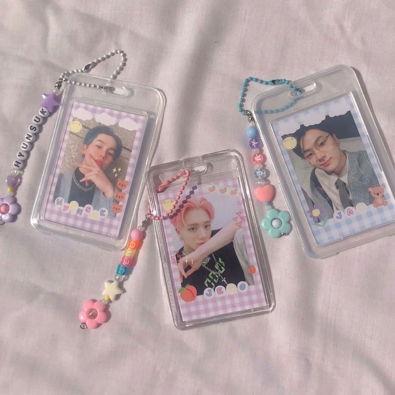 Photocard holder acrylic dan gantungan (TULIS NAMA UNTUK GANTUNGAN DI NOTE/CHAT) | Case photocard | 