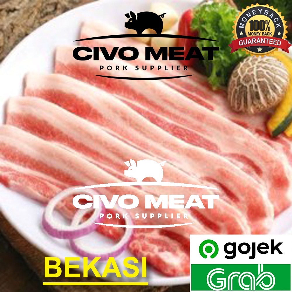 

SAMGYEOPSAL IMPORT Samcan Pork Belly Import Slice 500gr