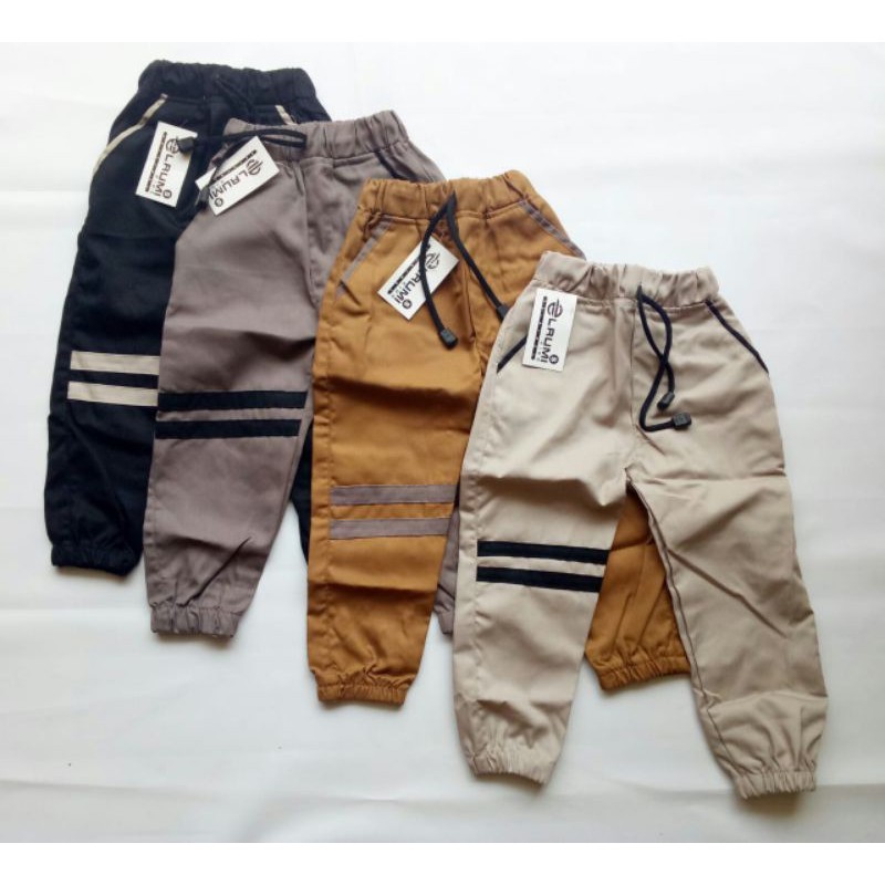 celana panjang chino jogger junior  5-9 tahun