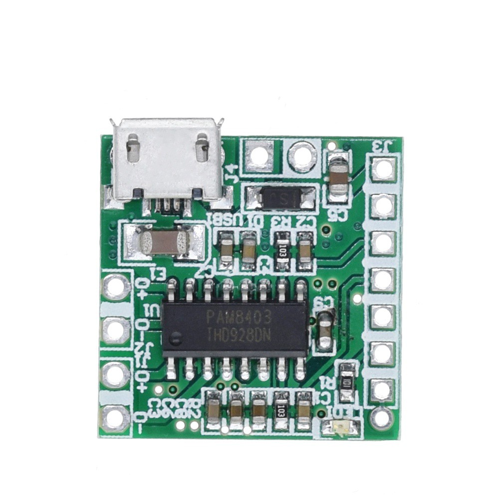 Power Amplifier (2x3) PAM 8403 + Micro USB (491)