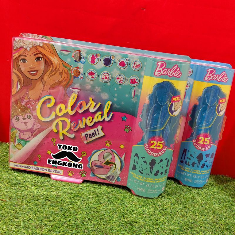 BARBIE COLOR REVEAL PEEL MERMAID FASHION REVEAL DOLL