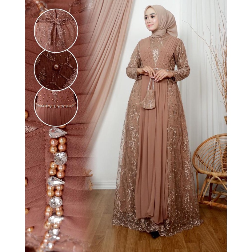 Gamis Verlita 9 / Outfit Gamis Pesta / Kebaya Modern