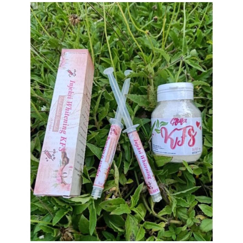 INJEKSI WHITENING KFS + SUSU PEMUTIH KFS ORIGINAL