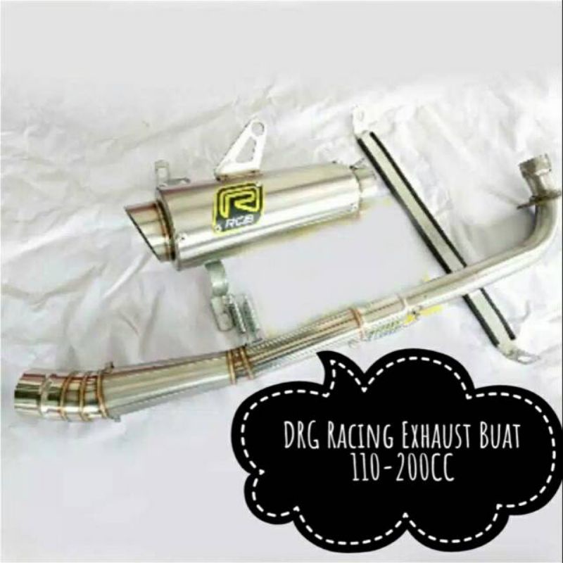 knalpot fulset leher standar slincer RCB ,all motor bebek, Supra,grend,karisma,Jupiter,Vega dll