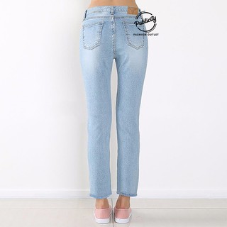  CELANA  JEANS  WANITA  STRADIVARIUS KANCING  SILVER VARIASI 