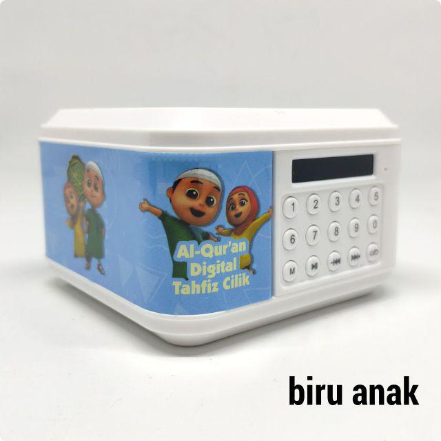 (BISA REQUEST NAMA.) SPEAKER ALQURAN ADVANCE TP600 16GB BLUETOOTH/UST.SOMAD-ADVANCE BIRU ANAK