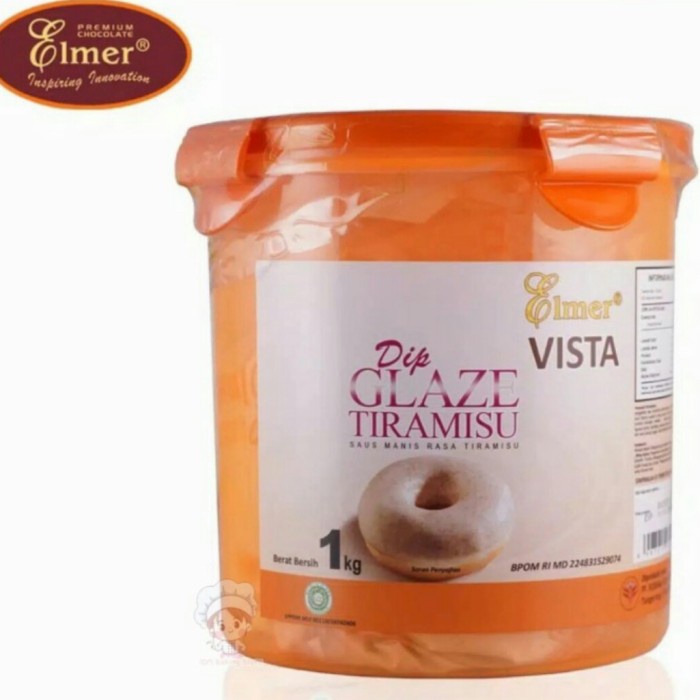 

ELMER DIP GLAZE TIRAMISU VISTA 1kg (packing pabrik)