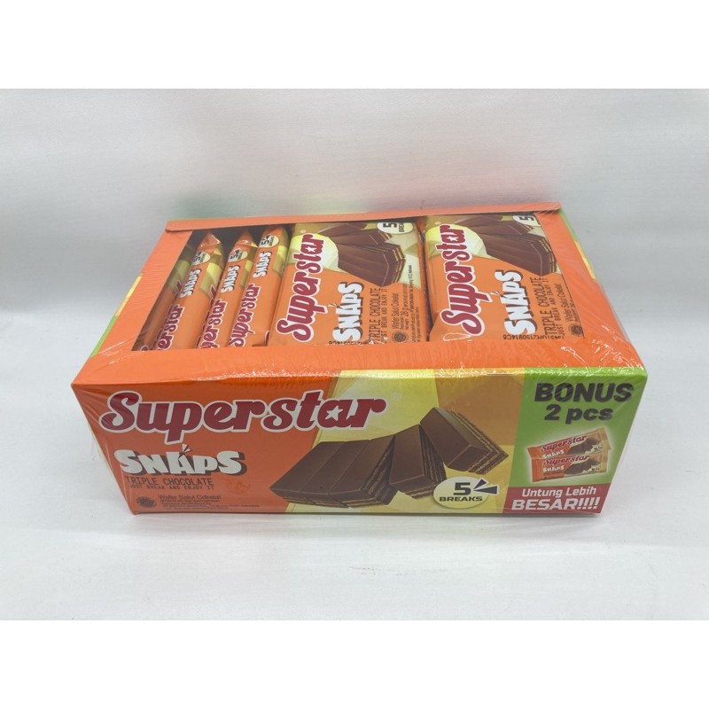 

Roma Wafer Superstar Snaps 12x28g BOX barcode 8996001350850