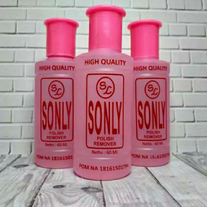 Aseton Sonly BPOM/pembersih kutek/penghapus Cat Kuku