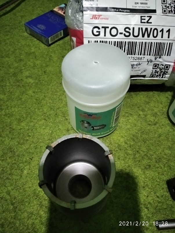 Hole Saw Beton Hollow Drill Core Bit Tct Size 55 Mm Wipro