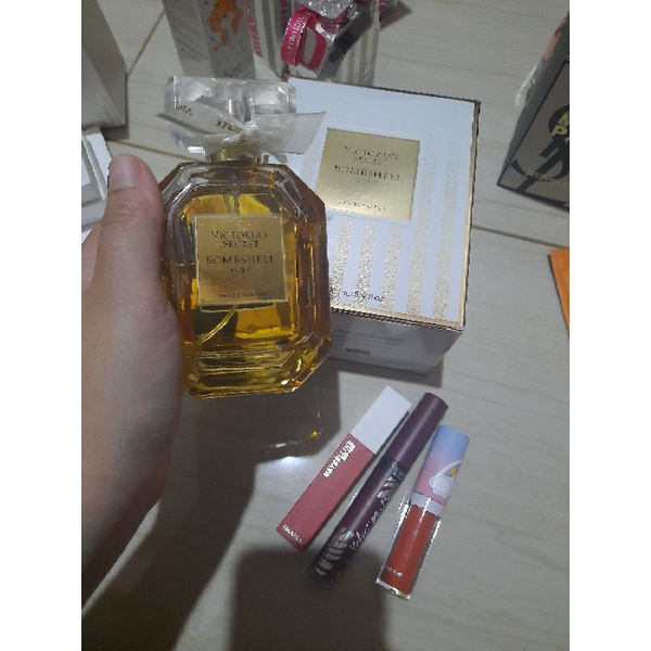 victoria's secret-bombshell Gold-holiday 2020-edp 100ml-free 3lipcream-original eropa
