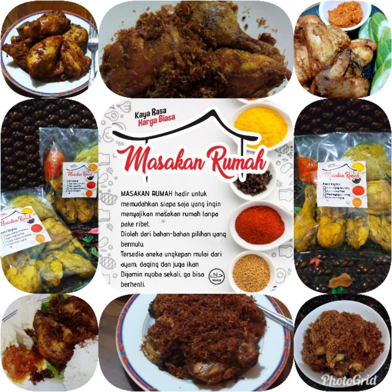 

Ayam Bumbu Kuning dan Ayam Serundeng "Masakan Rumah