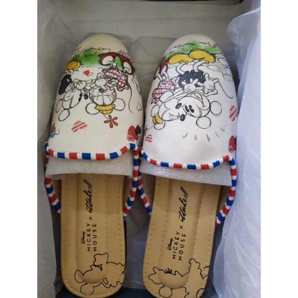 Ittaherl x mickey mouse - dear mickey slipper round cloud