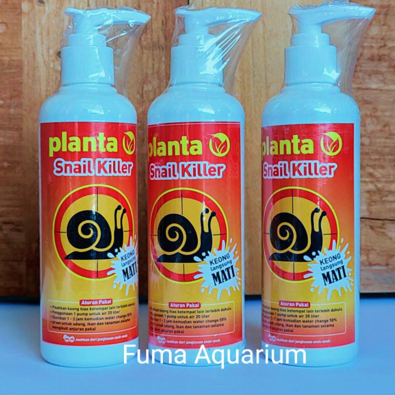 PLANTA Snail Killer Pembasmi Hama Keong Siput Aquarium Aquascape Kemasan Botol 250ml