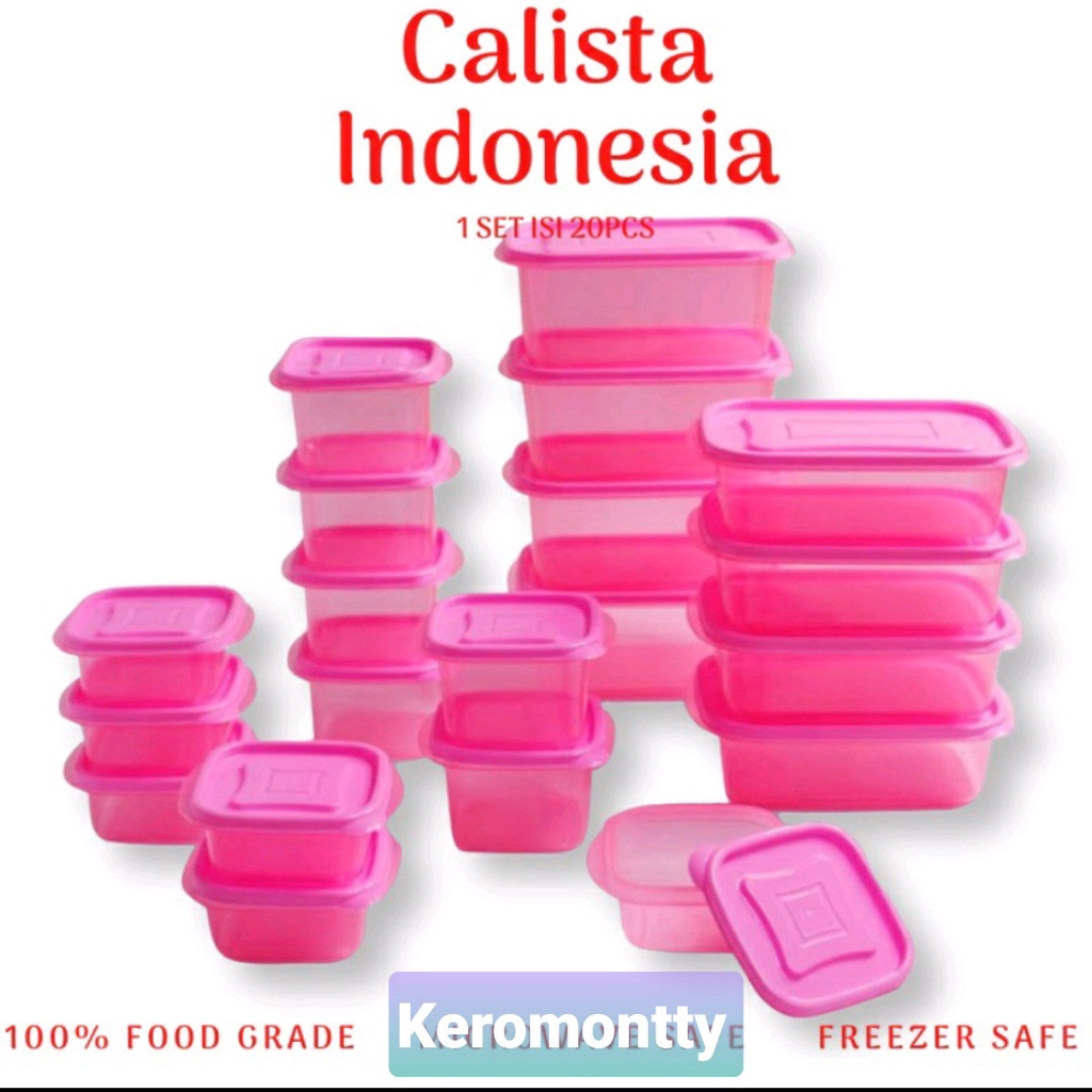 Oita Calista Wadah Makanan Sealware/Oita Toples set Isi 10 pcs