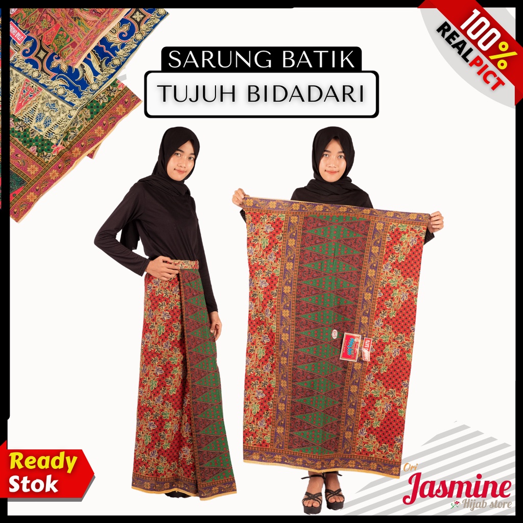 Sarung batik wanita kain sarung batik tujuh bidadari batik halus 7 bidadari