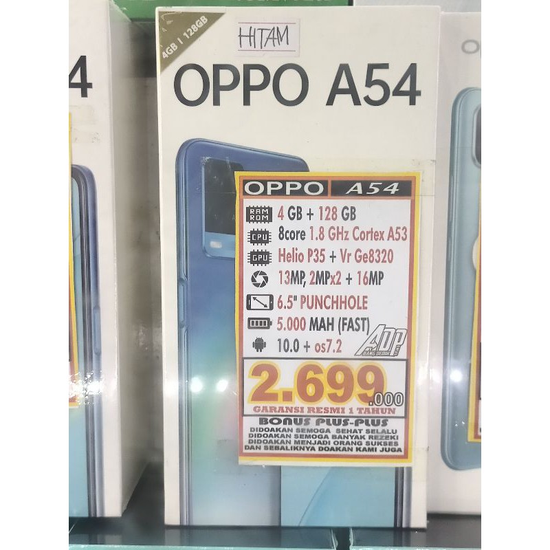 Oppo A54 Ram 6/128gb