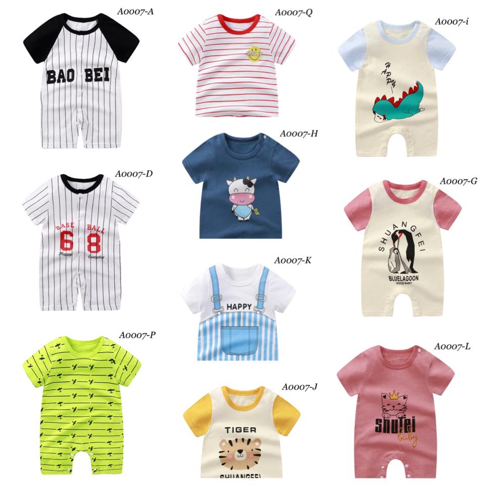 Romper Bayi Import 0 - 15 Bulan / Jumper Baju Bayi Newborn