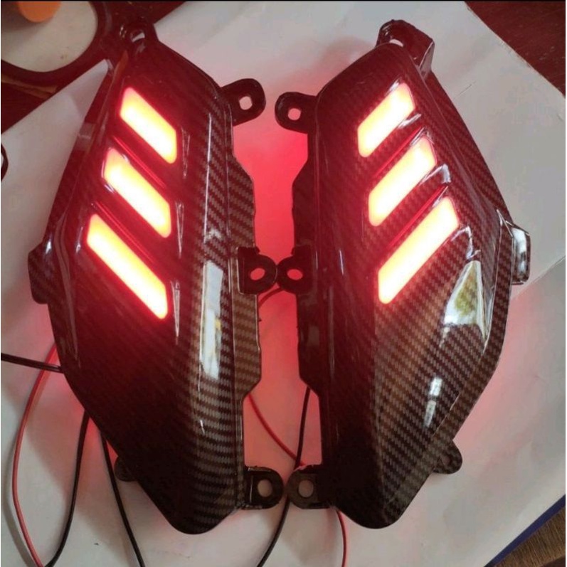 Sirip Body samping nmax carbon lampu nmax old