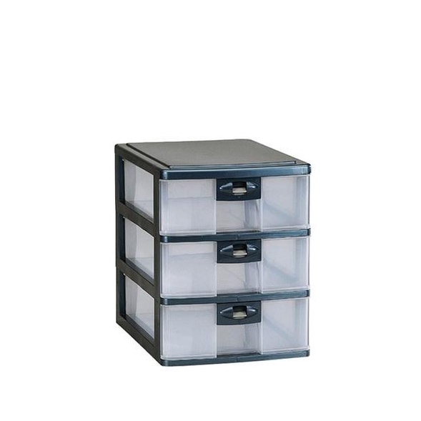 

SALE LACI CABINET BOX CONTAINER MINI KERTAS PRESSA A4 SUSUN 3 LION STAR ( PACKING AMAN )