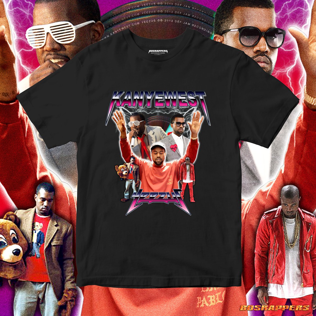 KANYE WEST RAP TEE | KANYE WEST RAP TSHIRT | KAOS KANYE WEST