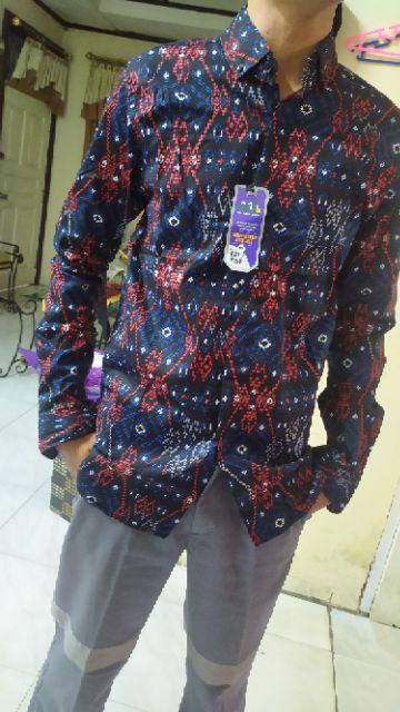 Jasmineolshop Kemeja Batik Mutiara Modern M L Xl Xxl Xxxl Best Seller