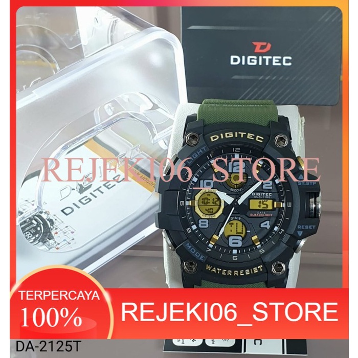 Jual Jam Tangan Digitec Pria Rubber DA2125T DA-2125T BGR-4G
