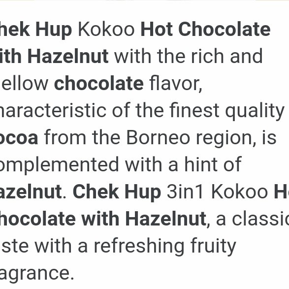 

Ge602Gt Chek Hup Kokoo Hot Chocolate With Hazelnut Ds5545101