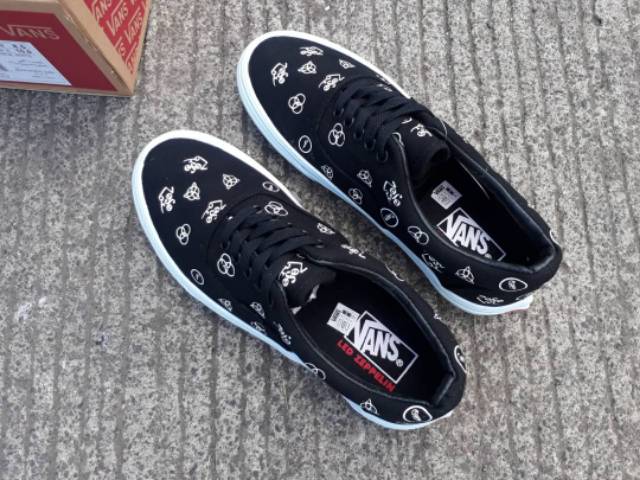 Vans ERA LED ZEPPELIN BLACK WHITE Waffle DT PREMIUM BNIB MADE IN CHINA Size 40/41/42/43/44