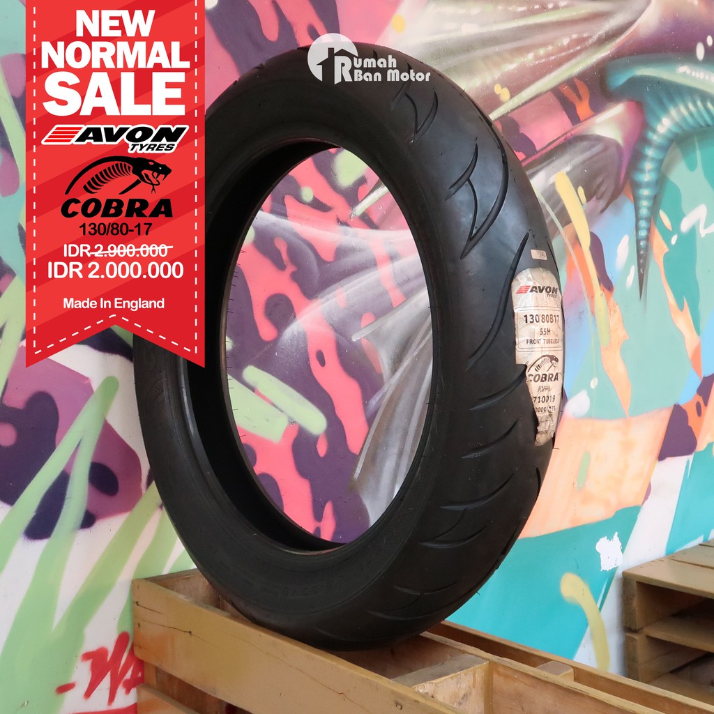DISKON AVON COBRA 130/80-17 BAN MOTOR SPORT HARLEY DAVIDSON