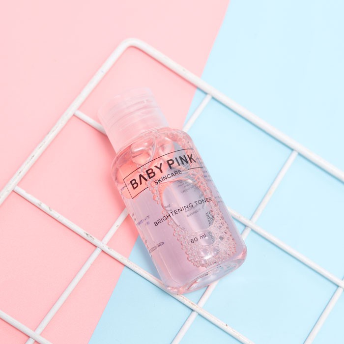 Baby Pink Skincare Brightening Toner Membersihkan dan Melembabkan Wajah Aman Resmi BPOM Halal