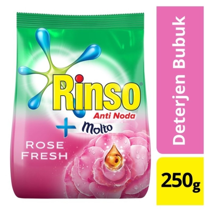 

COD Rinso Molto Detergen Bubuk Rose Fresh 250g BEST SELLER