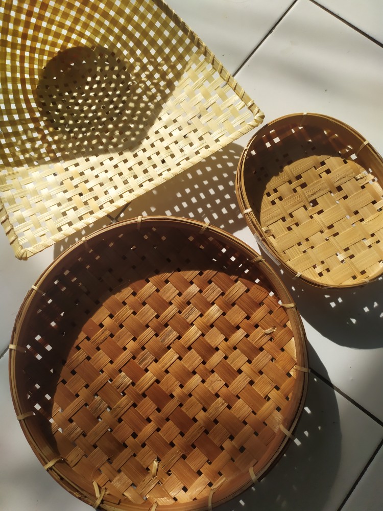 Piring Bambu Oval