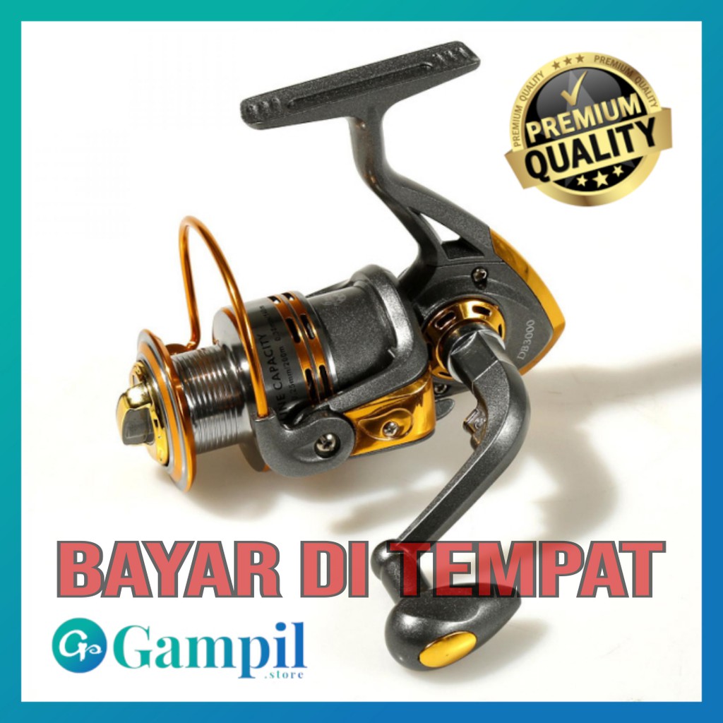 Reel Pancing DB3000A Metal Fishing Spinning Reel 10 Ball Bearing - Gulungan Pancing
