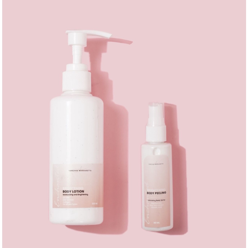 MDC# Vanesha Margaretta 2in1 Brightening Body Lotion + Body Peeling Spray