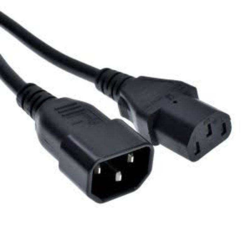 Kabel Power CPU Monitor Cord 1.8m C14 to C13 - Cable Power Cord