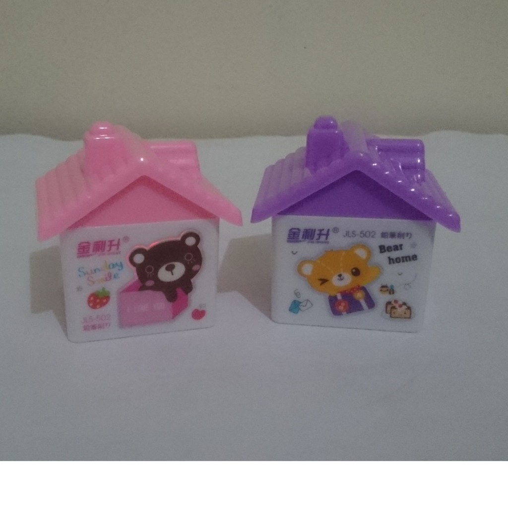 

Rautan Pensil motif rumah lucu