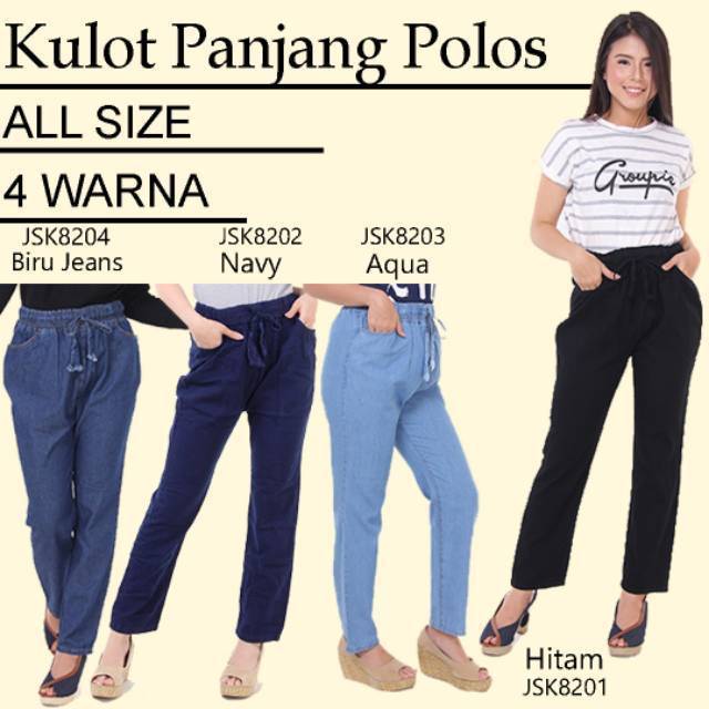 Celana Kulot jeans wanita Original Produk Jeans