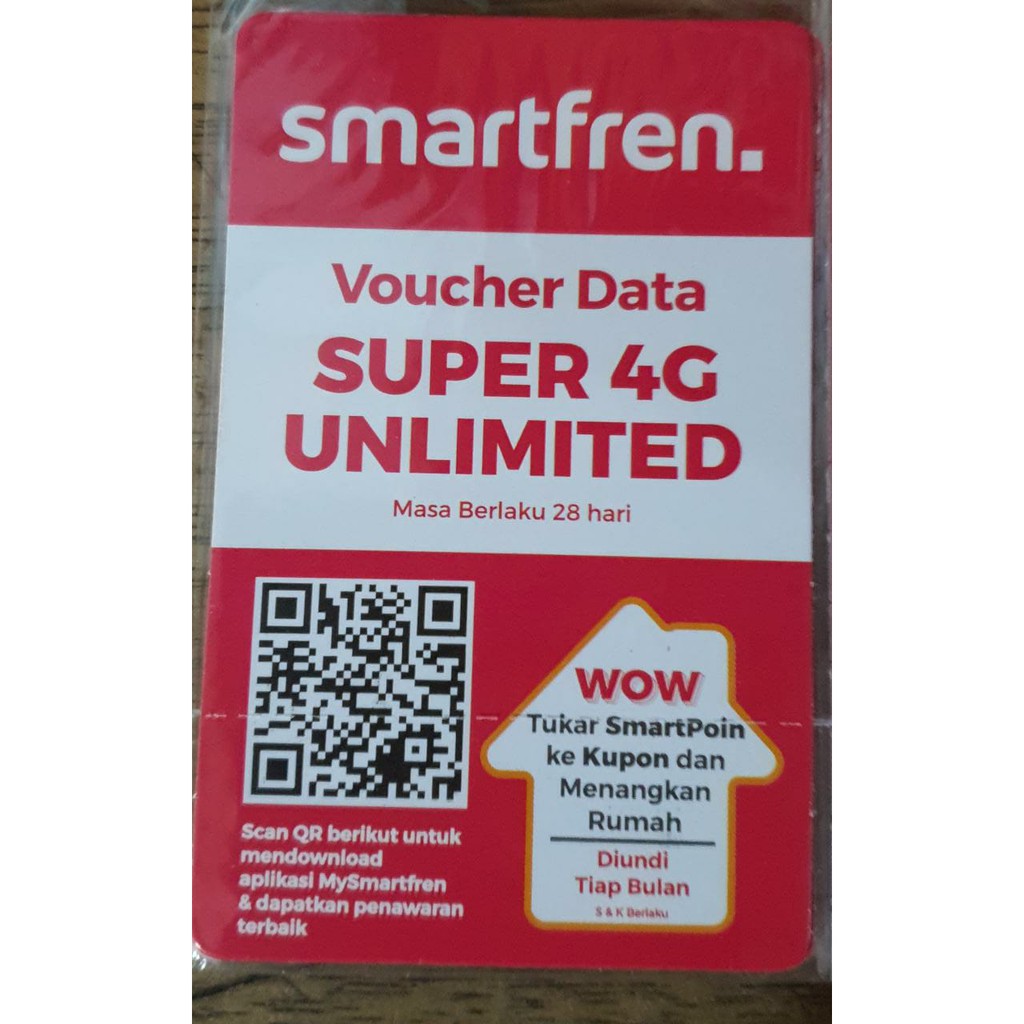 inject smartfren unlimited 28hari / isi ulang data smartfren unlimited 28hari