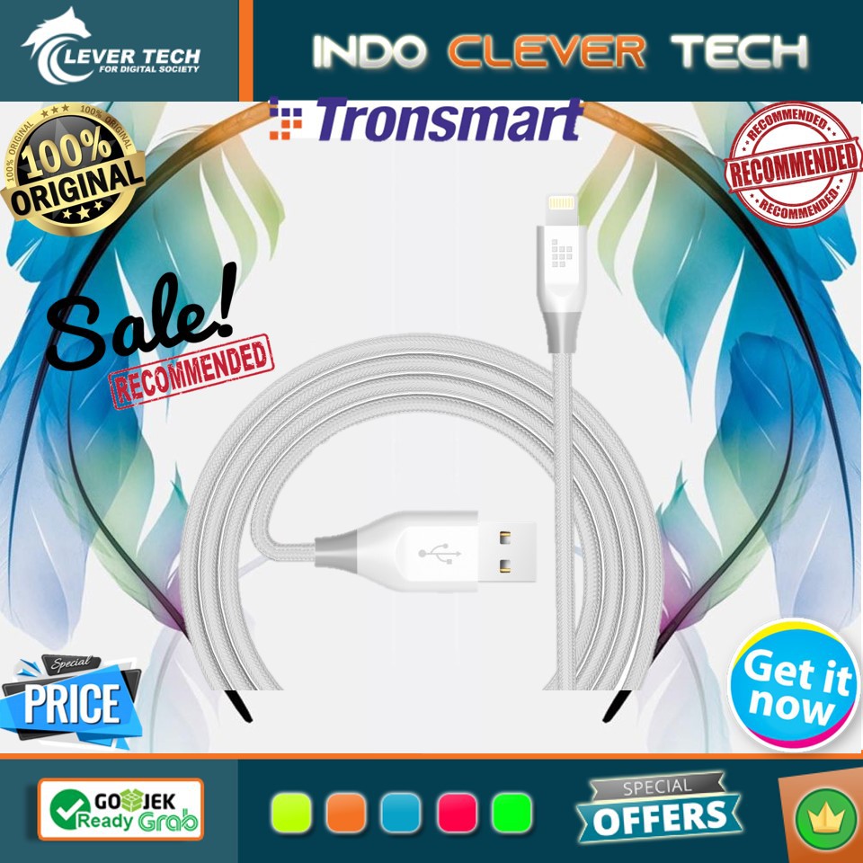 Tronsmart LTA 13 Braided MFI Lighting Cable Charge &amp; Sync 1.2M
