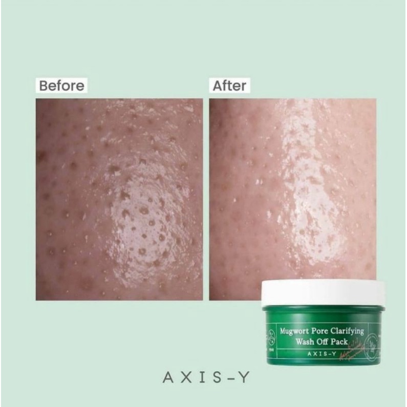 AXIS-Y MUGWORT PORE CLARIFYING WASH OFF PACK ORIGINAL CLAY MASK