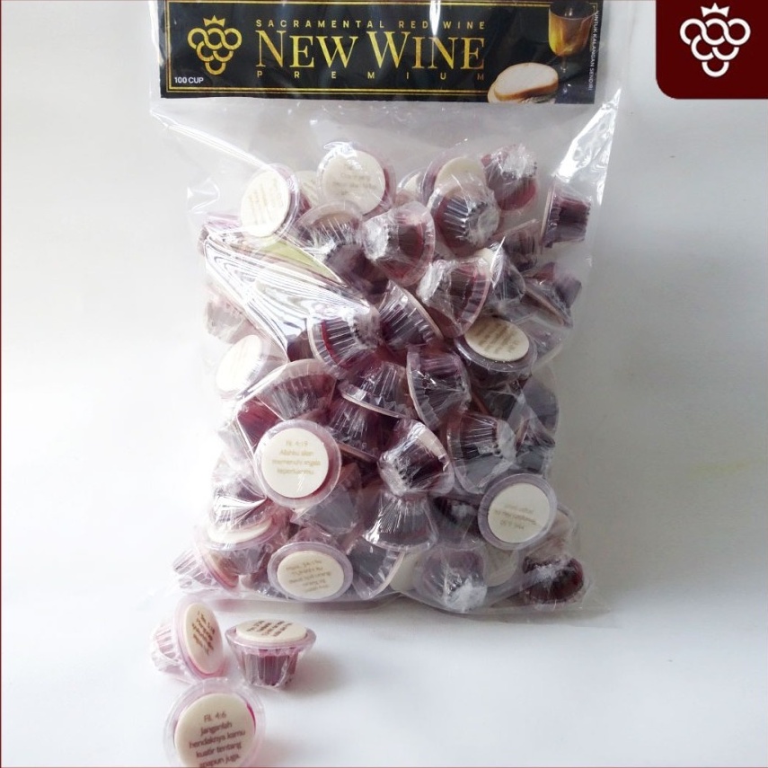 

Paket Minuman Perjamuan Gereja NW Premium Isi 100+Hosti Ayat