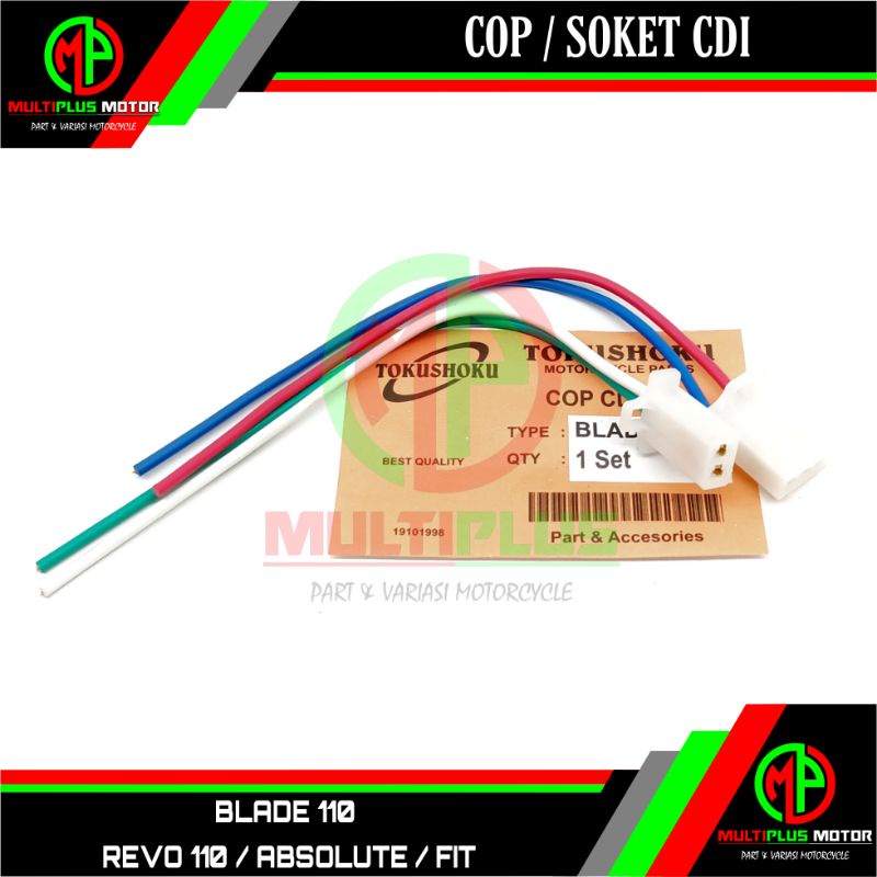 Soket Socket cdi Cop Cob Kop Kob cdi CDI BLADE 110,REVO 110 ABSOLUTE,ABSOLUTE REVO FIT 110