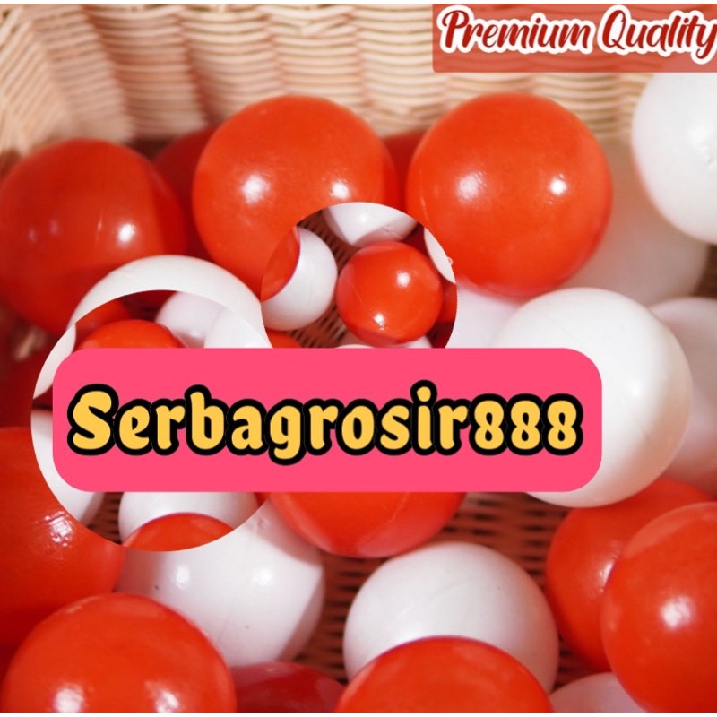 AQUATIC MANDI BOLA mandi bola merah putih 100 pcs SNI - mandi bola anak - bola merah putih SNI - man