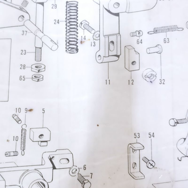 017782512+017781412 Baut Otomatis Mesin Lobang Kancing 814/ brother